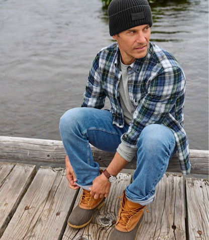 Men's Scotch Plaid Flannel Shirt, Slightly Fitted | L.L.Bean Great Value