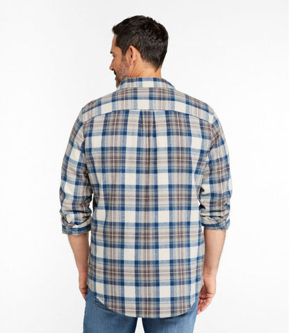 Men's Scotch Plaid Flannel Shirt, Slightly Fitted | L.L.Bean Great Value