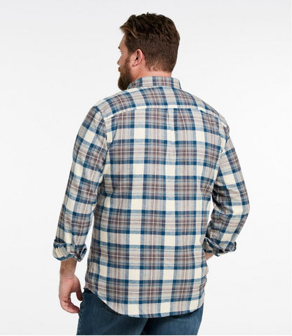Men's Scotch Plaid Flannel Shirt, Slightly Fitted | L.L.Bean Great Value