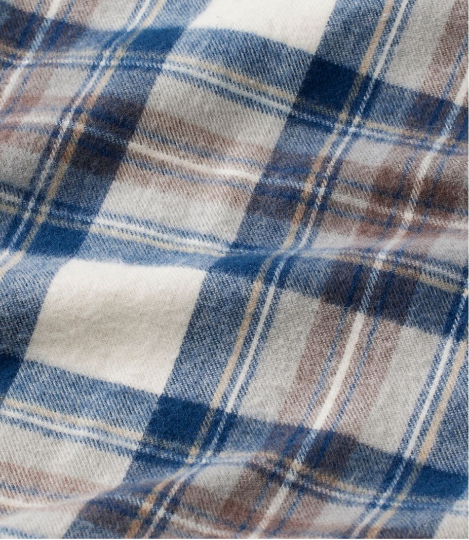 Men's Scotch Plaid Flannel Shirt, Slightly Fitted | L.L.Bean Great Value