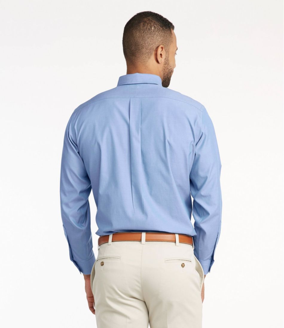Men's Wrinkle-Free Pinpoint Oxford Cloth Shirt, Traditional Fit | L.L.Bean Featured