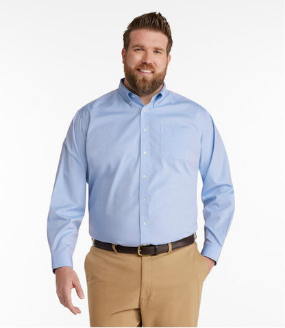Men's Wrinkle-Free Pinpoint Oxford Cloth Shirt, Traditional Fit | L.L.Bean Featured