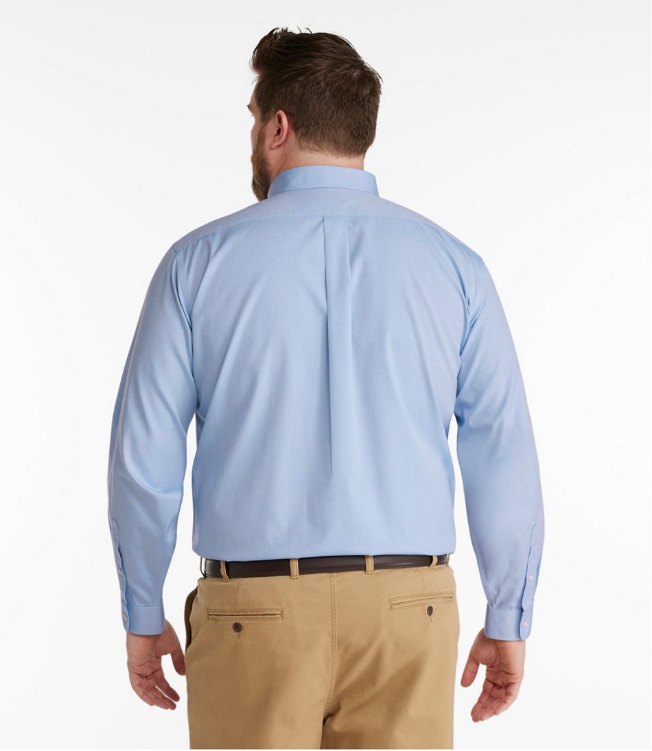 Men's Wrinkle-Free Pinpoint Oxford Cloth Shirt, Traditional Fit | L.L.Bean Featured