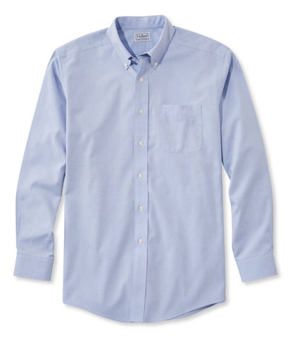 Men's Wrinkle-Free Pinpoint Oxford Cloth Shirt, Traditional Fit | L.L.Bean Featured