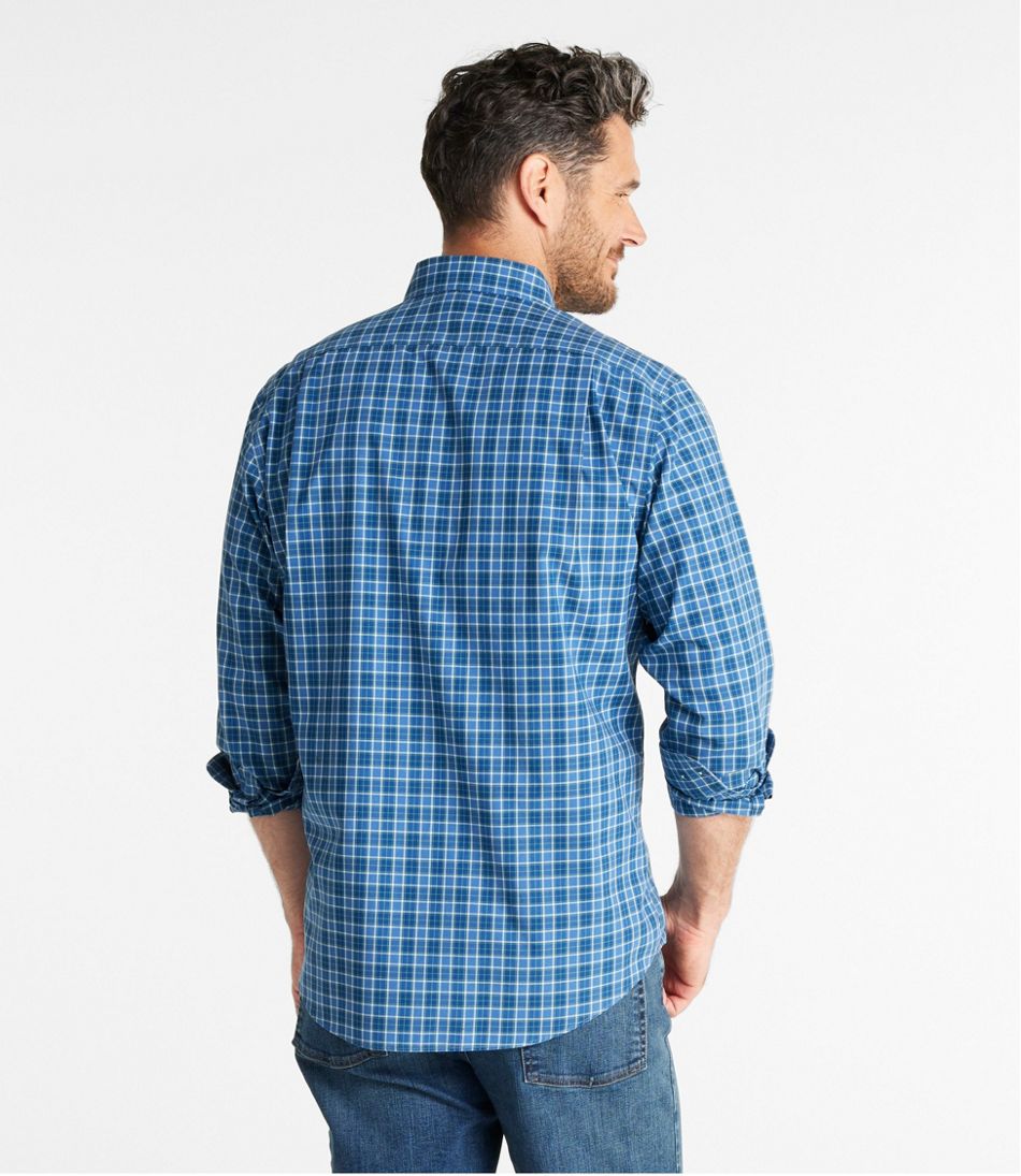 Men's Wrinkle-Free Kennebunk Sport Shirt, Slightly Fitted Check | L.L.Bean Popular