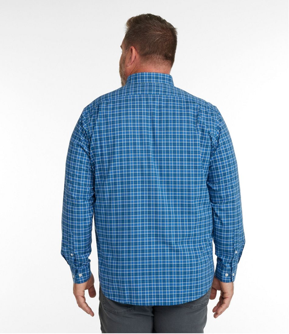 Men's Wrinkle-Free Kennebunk Sport Shirt, Slightly Fitted Check | L.L.Bean Popular
