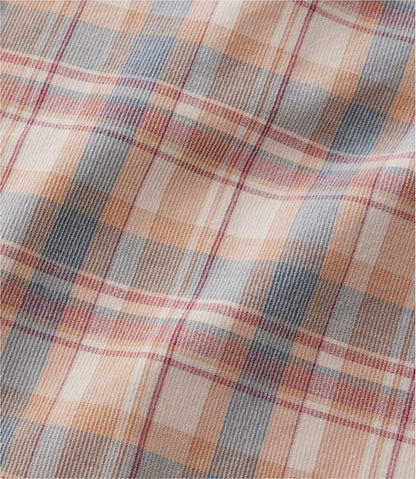 Men's Sunwashed Corduroy Shirt, Slightly Fitted Untucked Fit, Plaid | L.L.Bean Recommended