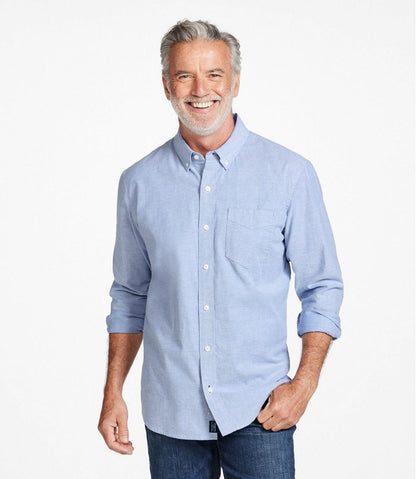 Men's Comfort Stretch® Oxford Shirt, Traditional Untucked Fit | L.L.Bean Exclusive