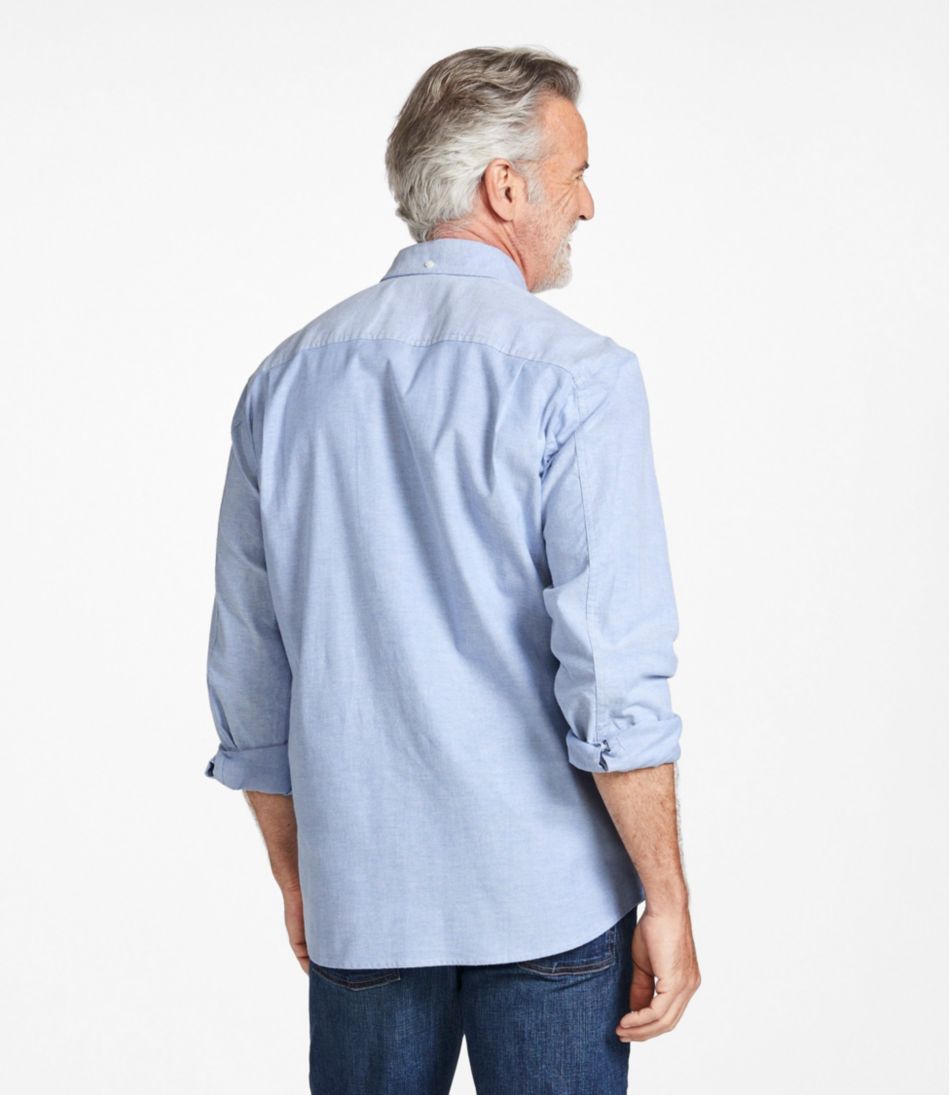 Men's Comfort Stretch® Oxford Shirt, Traditional Untucked Fit | L.L.Bean Exclusive