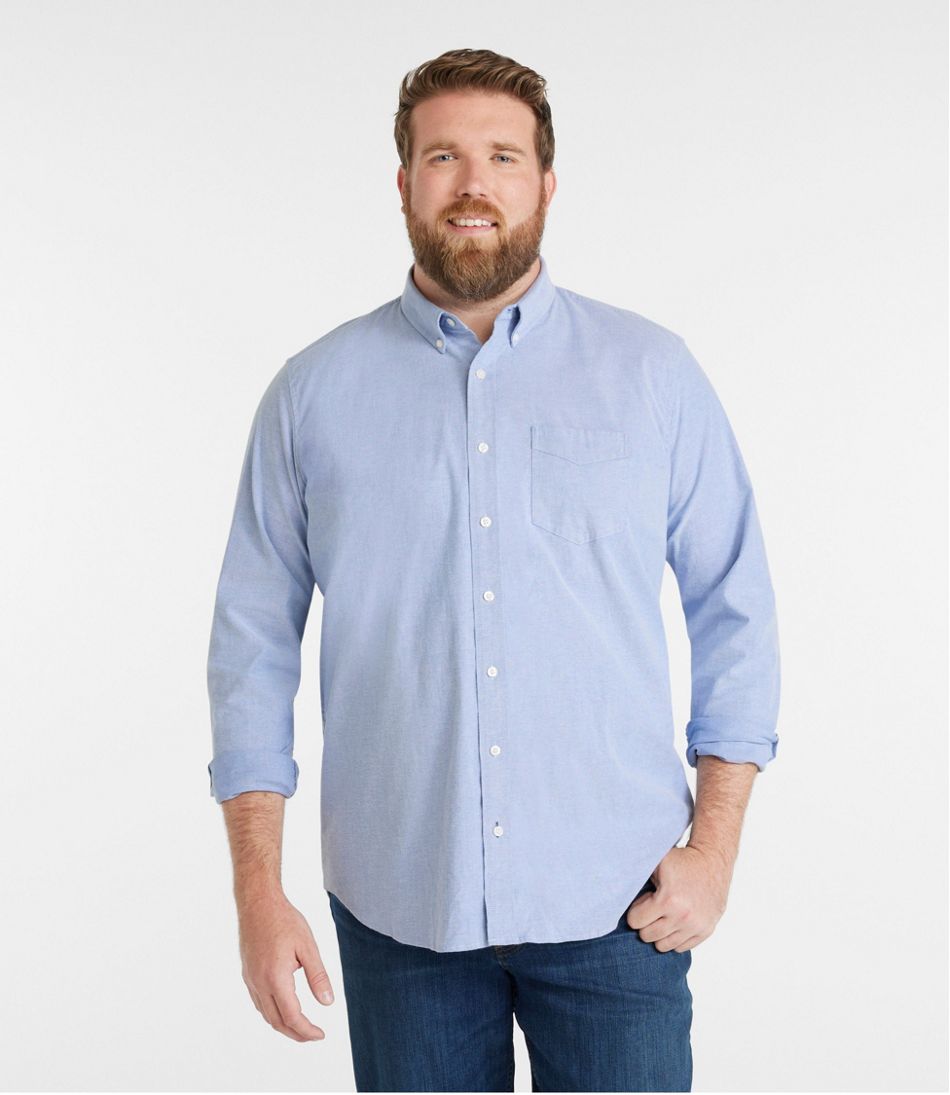 Men's Comfort Stretch® Oxford Shirt, Traditional Untucked Fit | L.L.Bean Exclusive