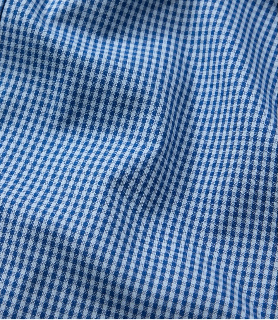 Men's Wrinkle-Free Pinpoint Oxford Cloth Shirt, Traditional Fit Tattersall | L.L.Bean Classic
