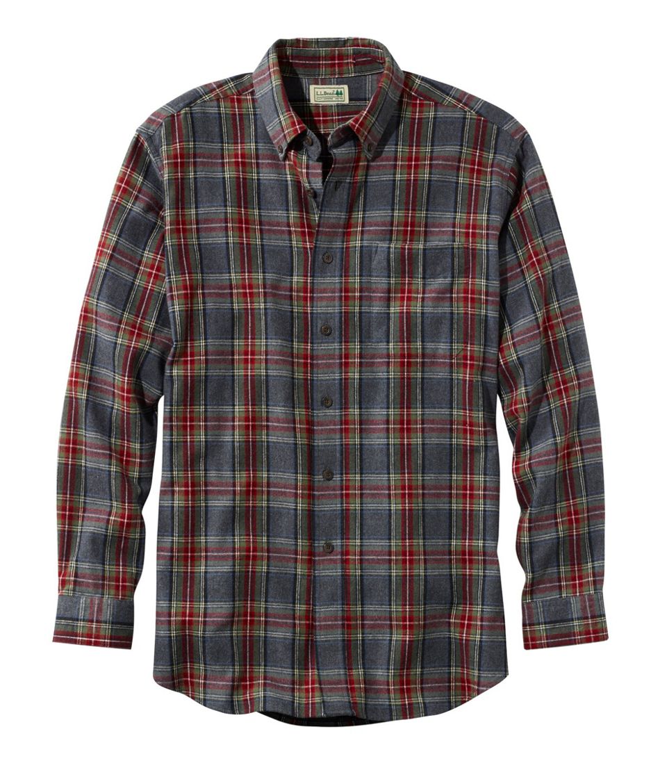 Men's Scotch Plaid Flannel Shirt, Slim Fit | L.L.Bean Essential
