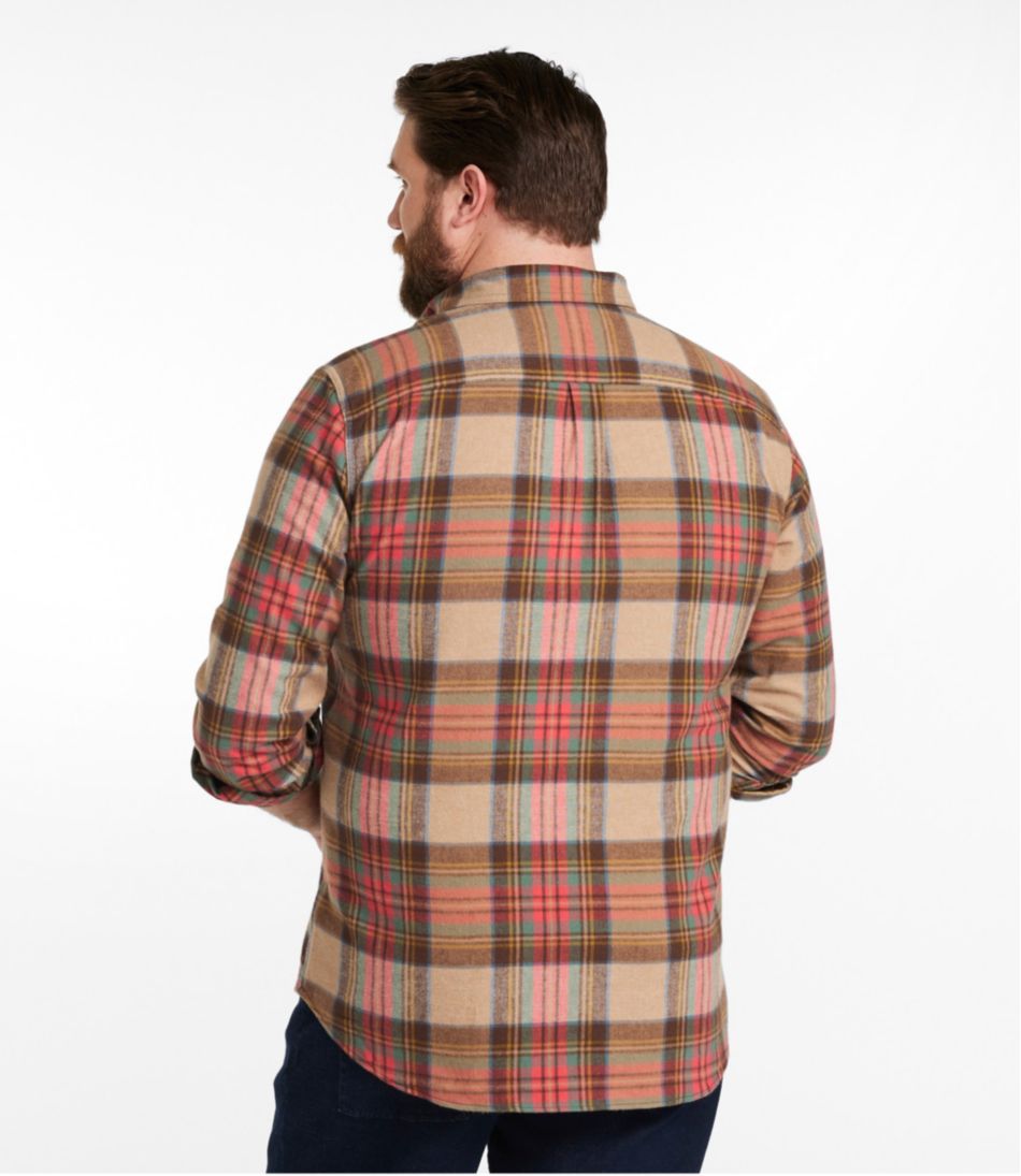 Men's Scotch Plaid Flannel Shirt, Slim Fit | L.L.Bean Essential