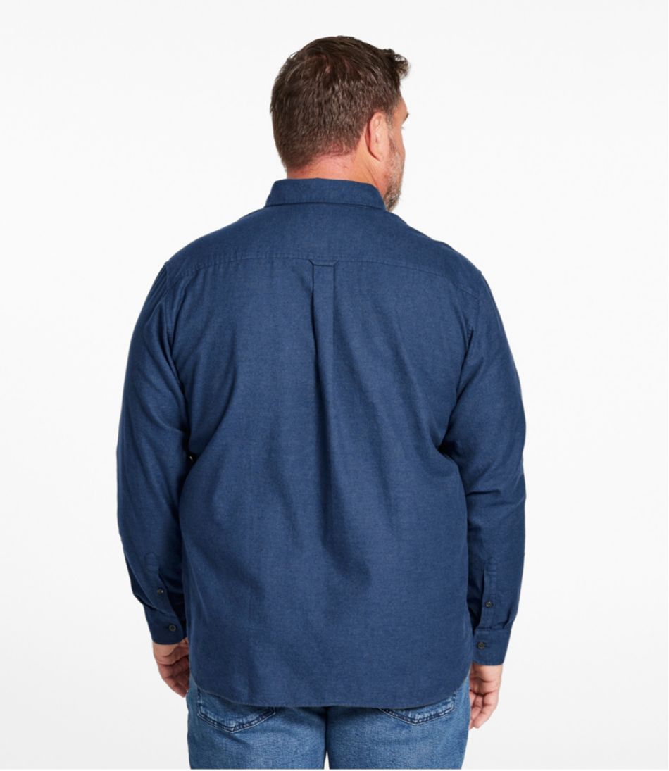 Men's Brushed Jaspé Twill Shirt, Traditional Untucked Fit | L.L.Bean Everyday