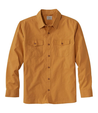 Men's Riverton Ripstop Shirt, Long-Sleeve, Traditional Untucked Fit | L.L.Bean Value