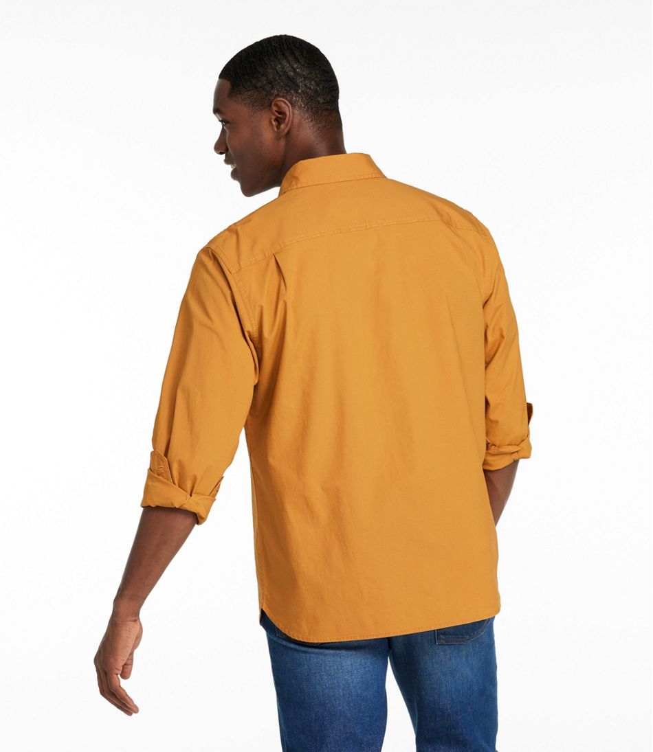 Men's Riverton Ripstop Shirt, Long-Sleeve, Traditional Untucked Fit | L.L.Bean Value