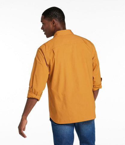 Men's Riverton Ripstop Shirt, Long-Sleeve, Traditional Untucked Fit | L.L.Bean Value