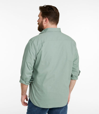 Men's Riverton Ripstop Shirt, Long-Sleeve, Traditional Untucked Fit | L.L.Bean Value