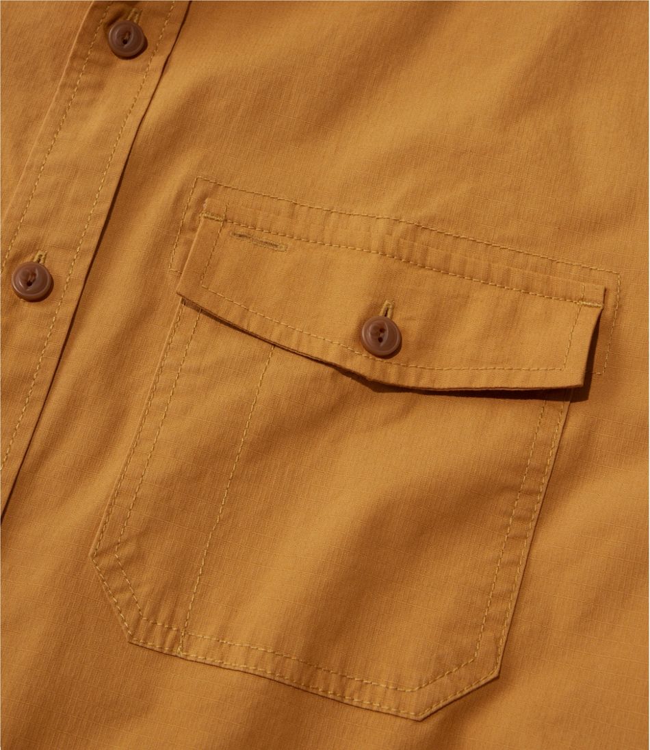 Men's Riverton Ripstop Shirt, Long-Sleeve, Traditional Untucked Fit | L.L.Bean Value