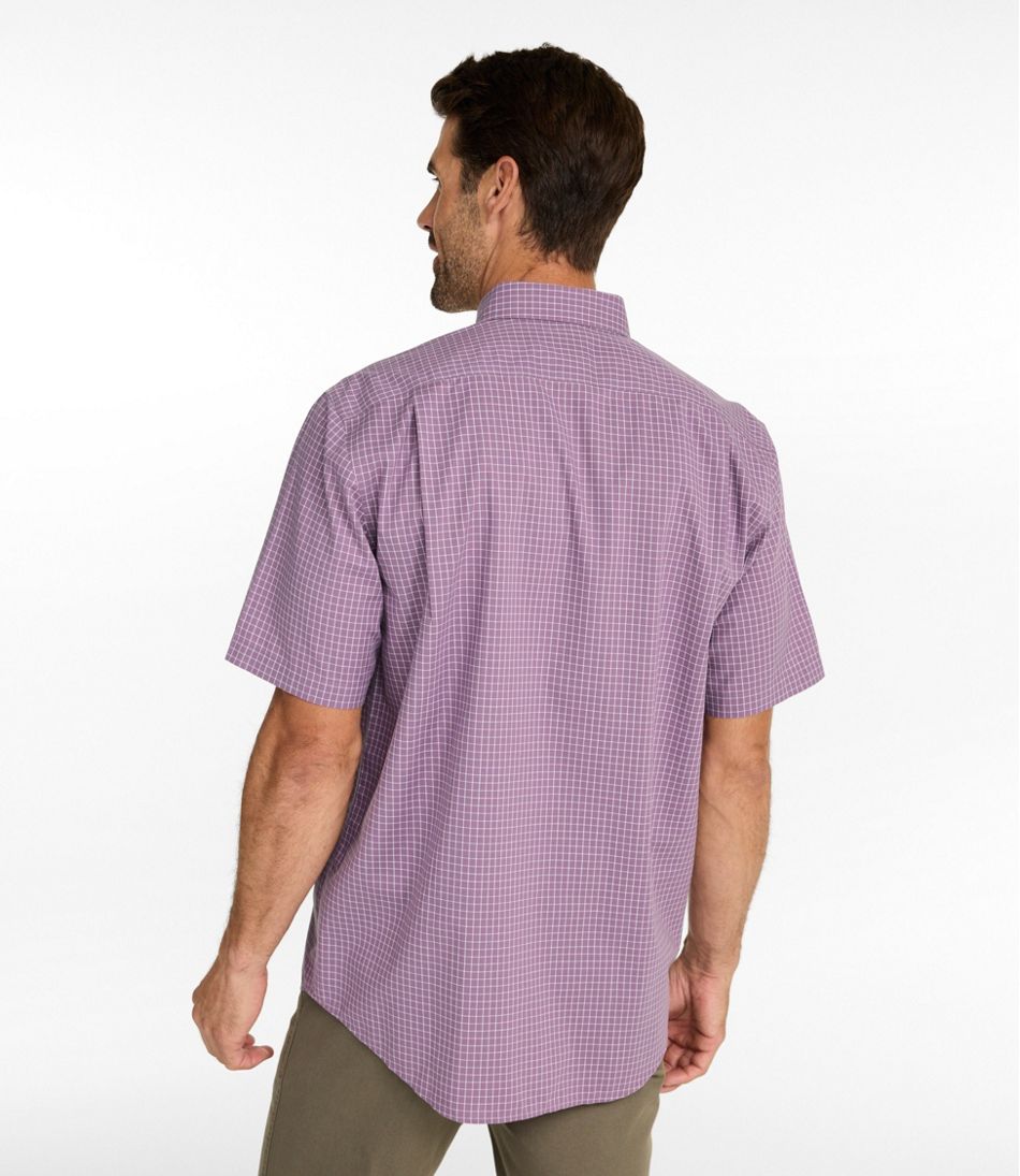 Men's Wrinkle-Free Kennebunk Sport Shirt, Traditional Fit Short-Sleeve Check | L.L.Bean Great Value