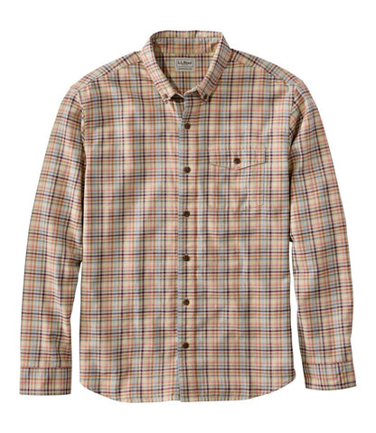 Men's Brushed Jaspé Twill Shirt, Plaid, Traditional Untucked Fit | L.L.Bean Latest