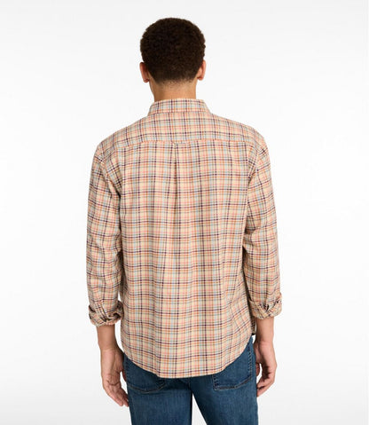 Men's Brushed Jaspé Twill Shirt, Plaid, Traditional Untucked Fit | L.L.Bean Latest