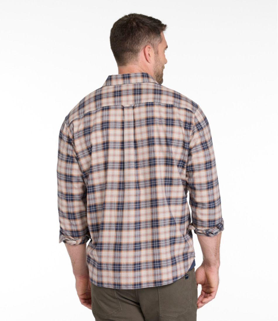 Men's Brushed Jaspé Twill Shirt, Plaid, Traditional Untucked Fit | L.L.Bean Latest