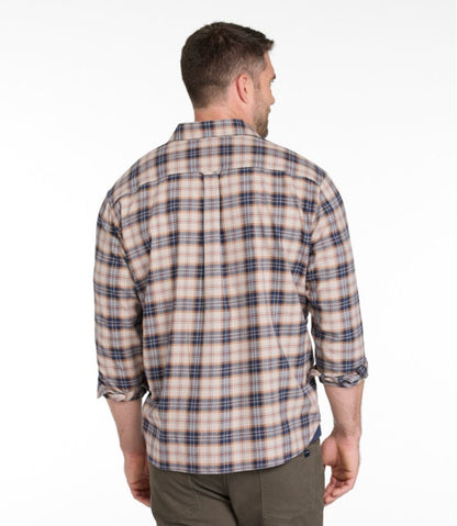 Men's Brushed Jaspé Twill Shirt, Plaid, Traditional Untucked Fit | L.L.Bean Latest
