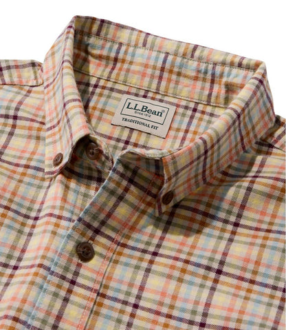 Men's Brushed Jaspé Twill Shirt, Plaid, Traditional Untucked Fit | L.L.Bean Latest