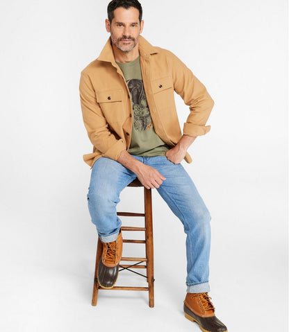 Men's Signature 1933 Chamois Cloth Shirt, Slim Fit | L.L.Bean Featured