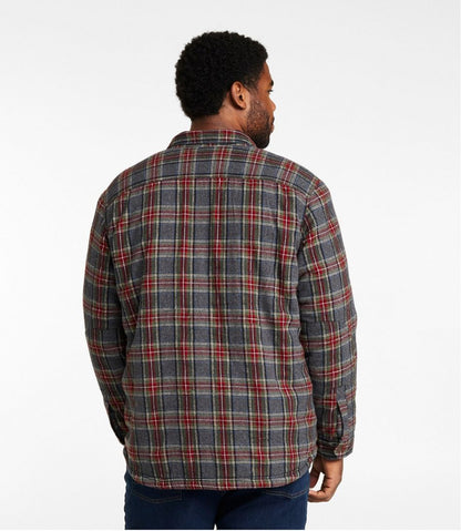 Men's Sherpa-Lined Scotch Plaid Shirt, Slightly Fitted | L.L.Bean Popular