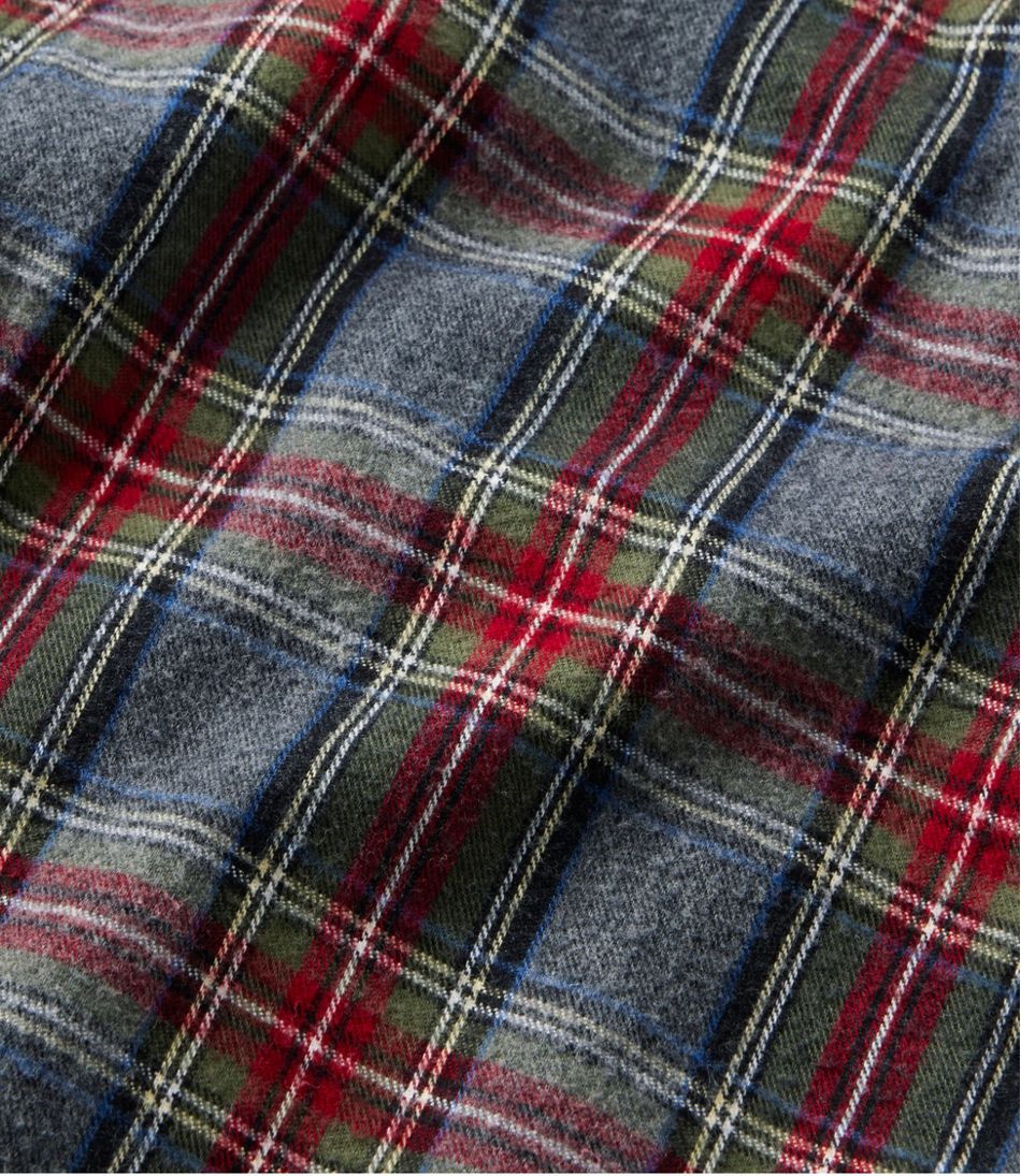 Men's Sherpa-Lined Scotch Plaid Shirt, Slightly Fitted | L.L.Bean Popular