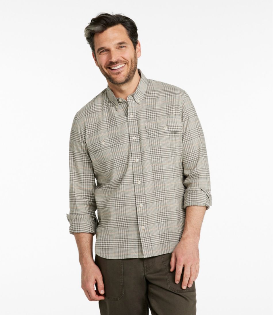Men's Stonecoast Hemp Shirt, Long-Sleeve, Slightly Fitted Untucked Fit | L.L.Bean Best Seller