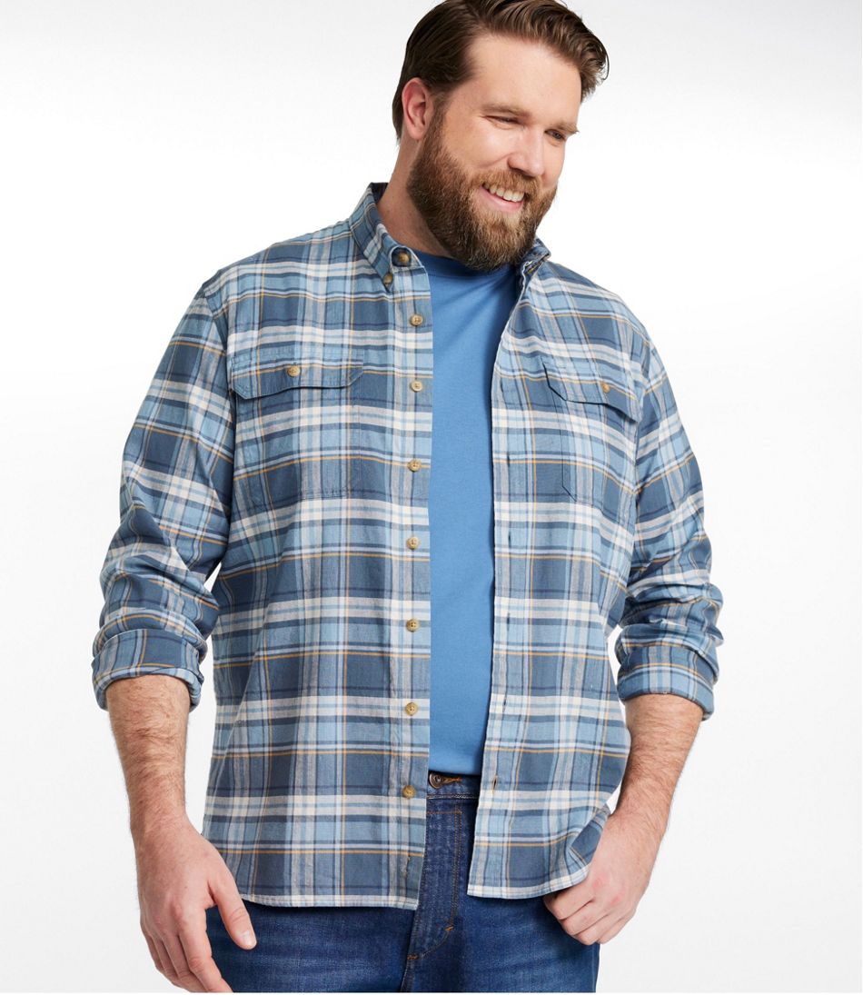 Men's Stonecoast Hemp Shirt, Long-Sleeve, Slightly Fitted Untucked Fit | L.L.Bean Best Seller