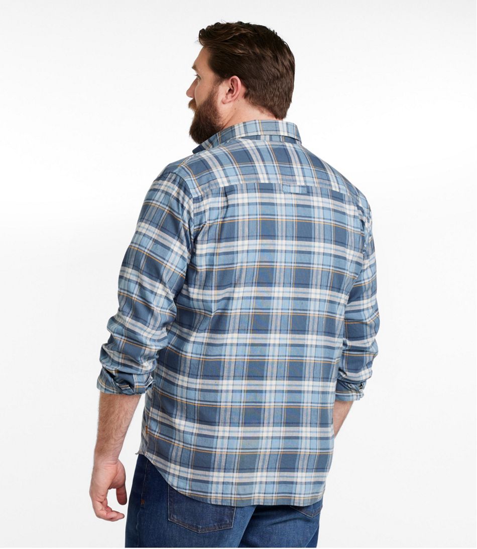 Men's Stonecoast Hemp Shirt, Long-Sleeve, Slightly Fitted Untucked Fit | L.L.Bean Best Seller