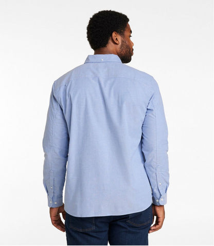 Men's Comfort Stretch® Oxford Shirt, Slightly Fitted Untucked Fit | L.L.Bean Recommended