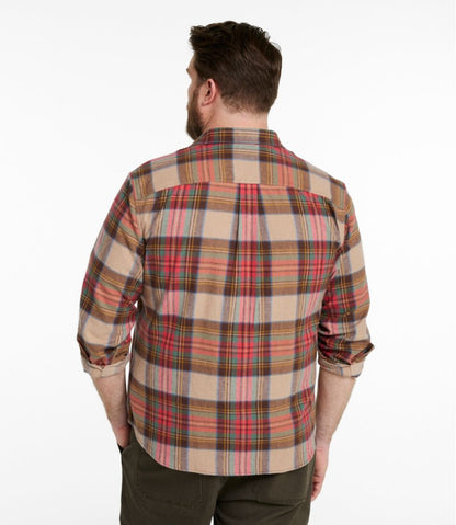 Men's Scotch Plaid Flannel Shirt, Snap-Front, Slightly Fitted Untucked Fit | L.L.Bean Exclusive