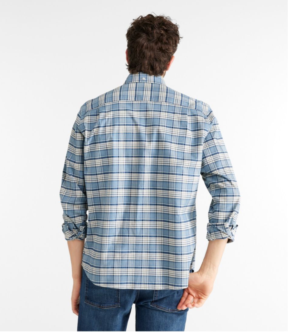 Men's Comfort Stretch® Oxford Shirt, Traditional Untucked Fit, Plaid | L.L.Bean Signature