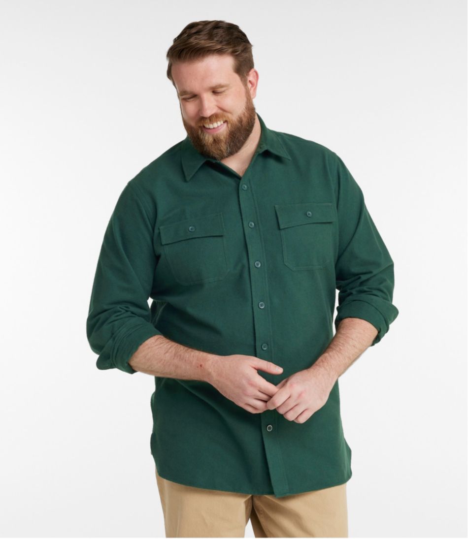 Men's Chamois Shirt, Slightly Fitted | L.L.Bean Everyday
