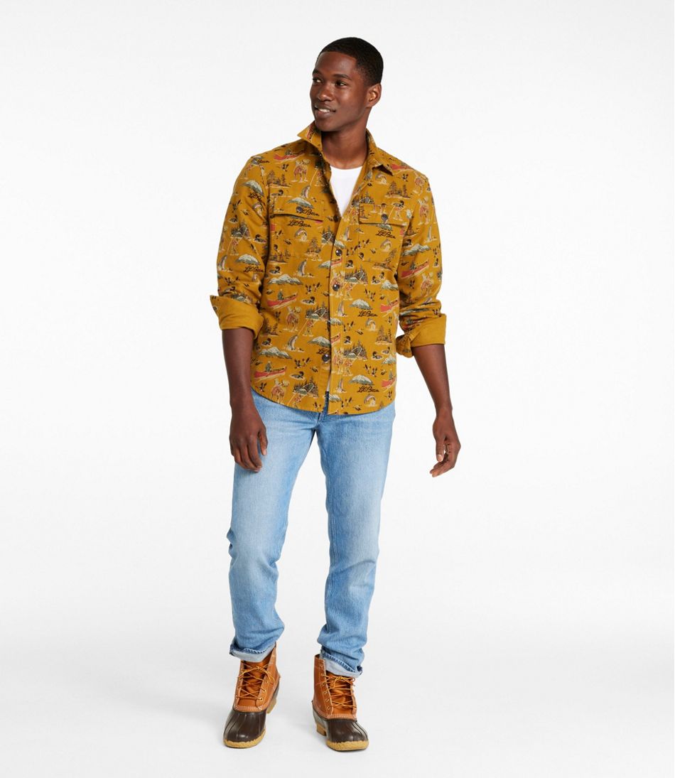 Men's Signature 1933 Chamois Cloth Shirt, Slim Fit, Pattern | L.L.Bean Value