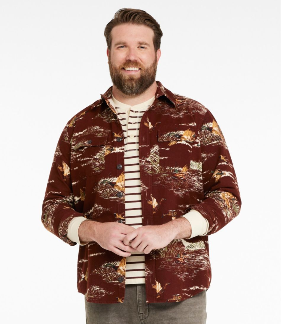 Men's Signature 1933 Chamois Cloth Shirt, Slim Fit, Pattern | L.L.Bean Value