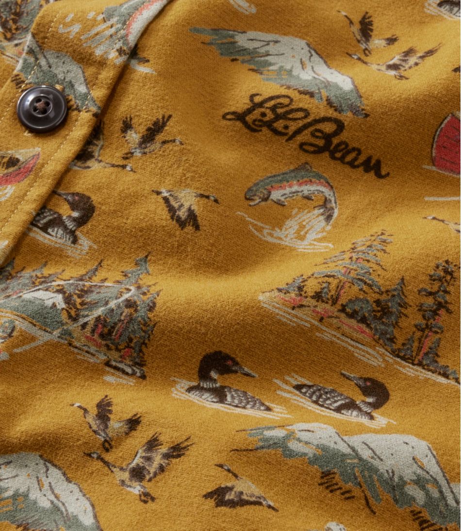 Men's Signature 1933 Chamois Cloth Shirt, Slim Fit, Pattern | L.L.Bean Value