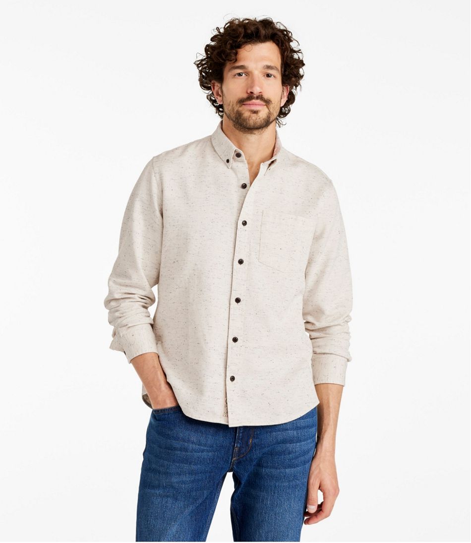 Men's Signature Donegal Woven Shirt, Long-Sleeve | L.L.Bean Latest