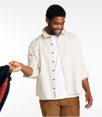 Men's Signature Donegal Woven Shirt, Long-Sleeve | L.L.Bean Latest