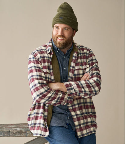 Men's Fleece-Lined Flannel Shirt, Traditional Fit | L.L.Bean Featured