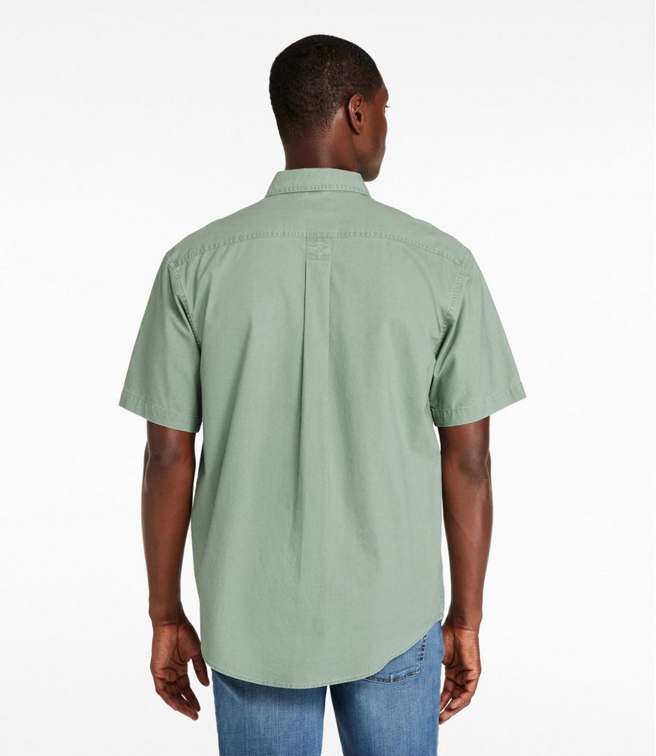 Men's Sunwashed Canvas Shirt, Traditional Fit Short-Sleeve | L.L.Bean Trending
