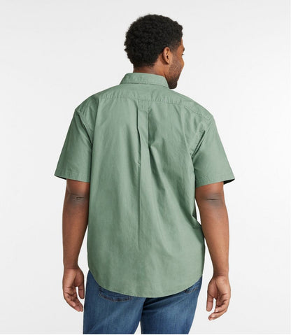 Men's Sunwashed Canvas Shirt, Traditional Fit Short-Sleeve | L.L.Bean Trending
