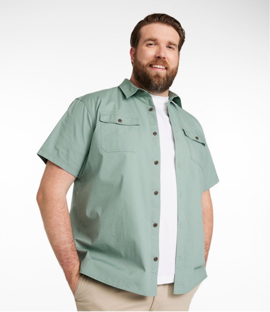 Men's Riverton Ripstop Shirt, Short-Sleeve, Traditional Untucked Fit | L.L.Bean Best Seller
