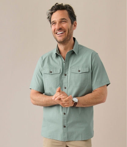 Men's Riverton Ripstop Shirt, Short-Sleeve, Traditional Untucked Fit | L.L.Bean Best Seller
