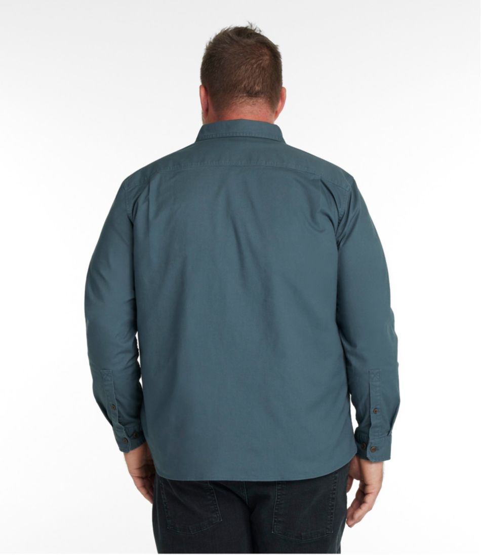Men's BeanFlex® Twill Shirt, Slightly Fitted Untucked Fit, Long-Sleeve | L.L.Bean Exclusive